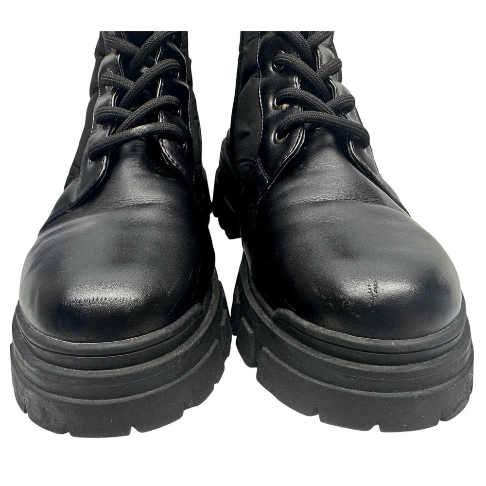 MARC FISHER  Adie 2 Black, Lace Up, Combat Boot, Women / Size‎ 9.5 [154 0621] - Picture 3 of 13
